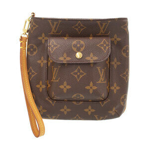 Louis Vuitton Monogram Leather Brown Partition Shoulder Bag